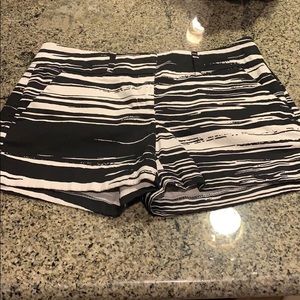 Black and white striped shorts!